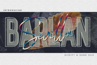 Barlan & Sevilla Duo Font by I Do Not Sleep — Script Handwritten Font — thumbnail 1