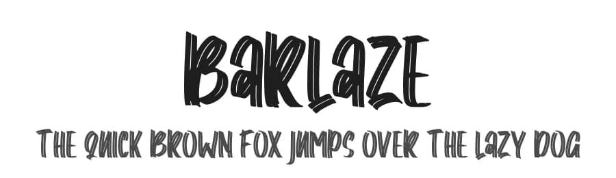 Barlaze by Skiiller Studio — Script Handwritten Font