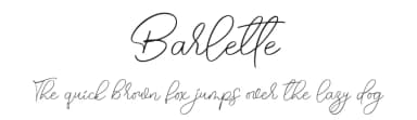 Barlette by Four Lines — Script Handwritten Font — thumbnail 1