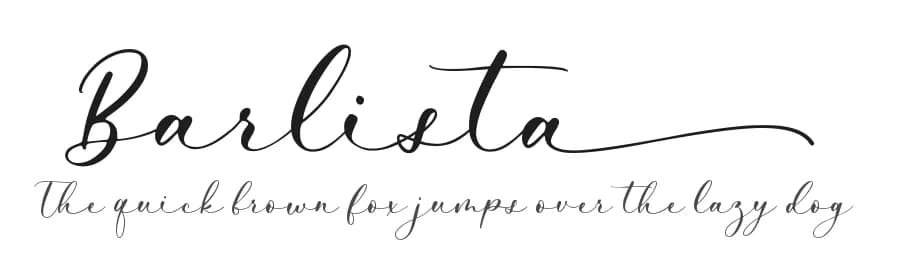 Barlista by Sronstudio — Script Handwritten Font