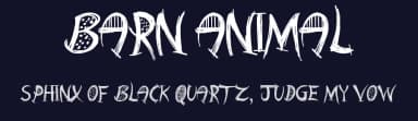 Barn Animal by JSH creates — Script Handwritten Font — thumbnail 2