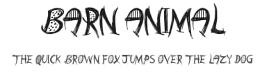 Barn Animal by JSH creates — Script Handwritten Font — thumbnail 1