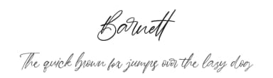 Barnett by Garisman Studio — Script Handwritten Font — thumbnail 1