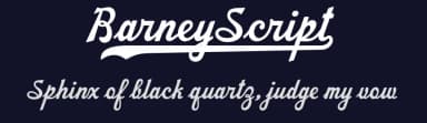 Barney Script by Måns Grebäck — Script Handwritten Font — thumbnail 2