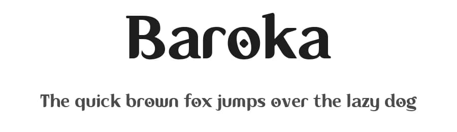 Baroka by Faqih Fawaji — Sans Serif Font