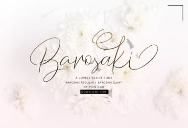 Barosaki Font by PointLab — Script Handwritten Font — thumbnail 1
