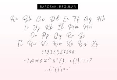 Barosaki Font by PointLab — Script Handwritten Font — thumbnail 9