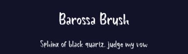 Barossa Brush by Bandit handmade — Script Handwritten Font — thumbnail 2