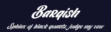 Barqish by Kong Font — Script Handwritten Font — thumbnail 2