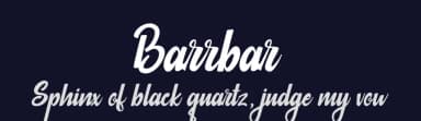 Barrbar by Mayofont — Script Handwritten Font — thumbnail 2