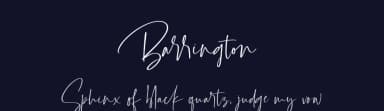 Barrington by Letteralle Studios — Script Handwritten Font — thumbnail 2