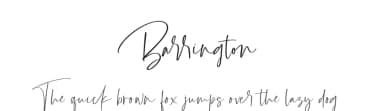 Barrington by Letteralle Studios — Script Handwritten Font — thumbnail 1