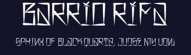 Barrio Rifa by Richie Mx — Script Handwritten Font — thumbnail 2