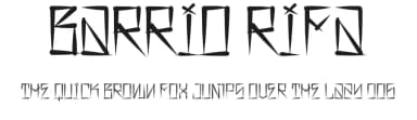 Barrio Rifa by Richie Mx — Script Handwritten Font — thumbnail 1