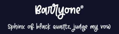 Barryone by Awansenja Type — Script Handwritten Font — thumbnail 2
