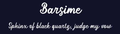 Barsime by Forberas Club — Script Handwritten Font — thumbnail 2