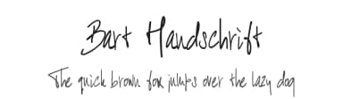 Bart Handschrift by Bart DeRuiter — Script Handwritten Font — thumbnail 1