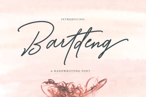 Bartdeng Font by Fajry's Type — Script Handwritten Font