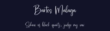 Bartes Malaga by Balpirick Studio — Script Handwritten Font — thumbnail 2