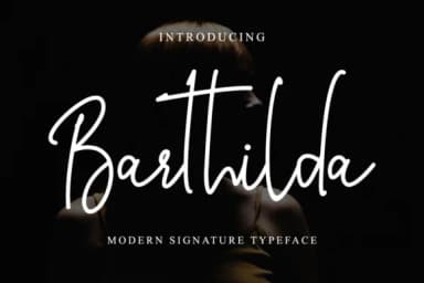 Barthilda Font by fanastudio — Script Handwritten Font — thumbnail 1