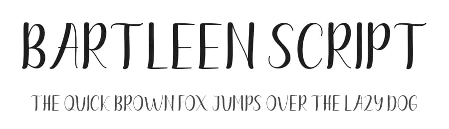 Bartleen Script by Cut Story — Script Handwritten Font