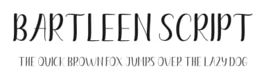 Bartleen Script by Cut Story — Script Handwritten Font — thumbnail 1