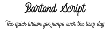 Bartond Script by Tacikworks — Script Handwritten Font — thumbnail 1