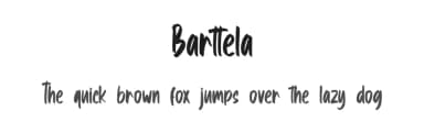Barttela by Skiiller Studio — Script Handwritten Font — thumbnail 1