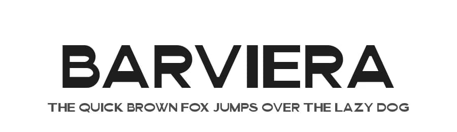 Barviera by Hishand Studio — Sans Serif Font