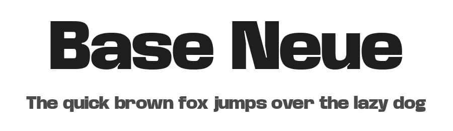 Base Neue by Power Type Foundry — Sans Serif Font