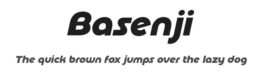 Basenji by Typodermic Fonts — Sans Serif Font