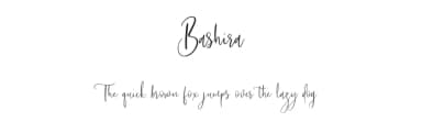 Bashira by Maulana Creative — Script Handwritten Font — thumbnail 1