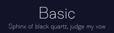 Basic by Levi Szekeres — Sans Serif Font — thumbnail 2