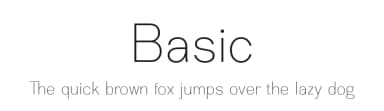 Basic by Levi Szekeres — Sans Serif Font — thumbnail 1