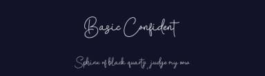 Basic Confident by MJType — Script Handwritten Font — thumbnail 2