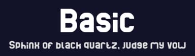 Basic by weknow — Sans Serif Font — thumbnail 2