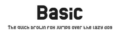 Basic by weknow — Sans Serif Font — thumbnail 1