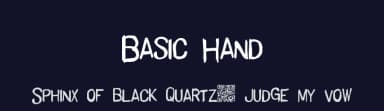 Basic Hand by Xerographer Fonts — Script Handwritten Font — thumbnail 2
