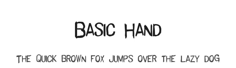 Basic Hand by Xerographer Fonts — Script Handwritten Font