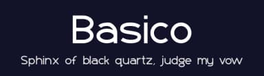 Basico by George Buxton — Sans Serif Font — thumbnail 2