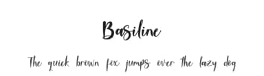 Basiline by Creaditive Design — Script Handwritten Font — thumbnail 1