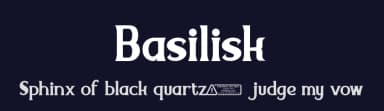 Basilisk by Kong Font — Serif Font — thumbnail 2