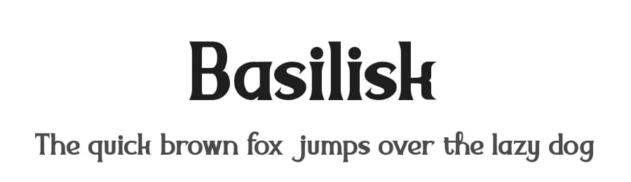 Basilisk by Kong Font — Serif Font