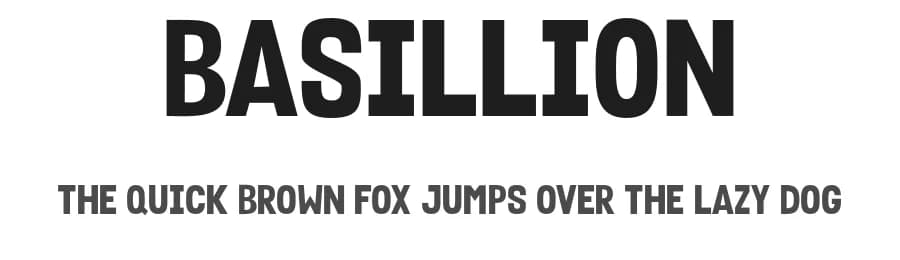 Basillion by Ihdytype — Sans Serif Font
