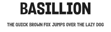 Basillion by Ihdytype — Sans Serif Font — thumbnail 1