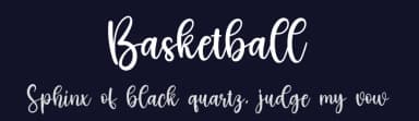 Basketball by Scratchones — Script Handwritten Font — thumbnail 2