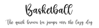 Basketball by Scratchones — Script Handwritten Font — thumbnail 1