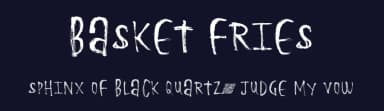 Basket Fries by Xerographer Fonts — Script Handwritten Font — thumbnail 2