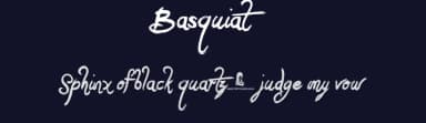 Basquiat by JSH creates — Script Handwritten Font — thumbnail 2