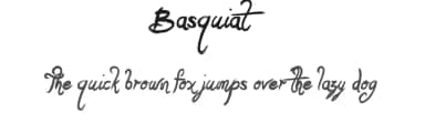 Basquiat by JSH creates — Script Handwritten Font — thumbnail 1